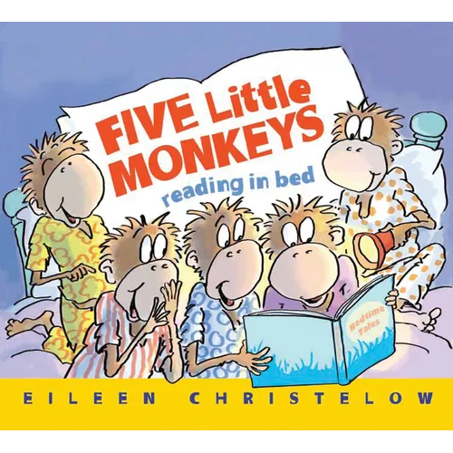Five Little Monkeys Reading in Bed