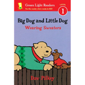 Big Dog and Little Dog Wearing Sweaters