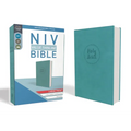 NIV, Value Thinline Bible, Large Print, Imitation Leather, Blue