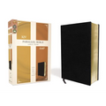 KJV, Amplified, Parallel Bible, Large Print, Bonded Leather, Black, Red Letter Edition: Two Bible Versions Together for Study and Comparison