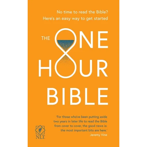 The One Hour Bible, Abridged Edition, British Text, NLT New Living Translation, Paperback, Pocket Size: From Adam to Apocalypse in Sixty Minutes