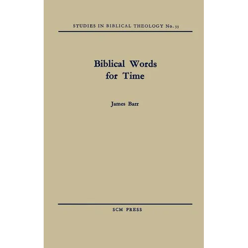 Biblical Words for Time