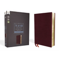 Nasb, Thinline Bible, Large Print, Bonded Leather, Burgundy, Red Letter Edition, 1995 Text, Comfort Print