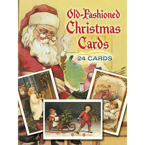 Old-Fashioned Christmas Cards: 24 Cards