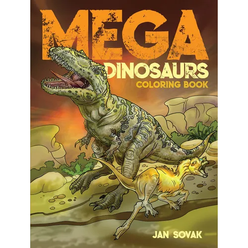 Mega Dinosaurs Coloring Book