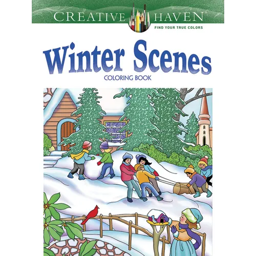 Creative Haven Winter Scenes Coloring Book
