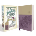 NIV, Beautiful Word Coloring Bible, Large Print, Imitation Leather, Purple/Tan