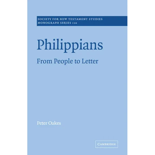 Philippians: From People to Letter