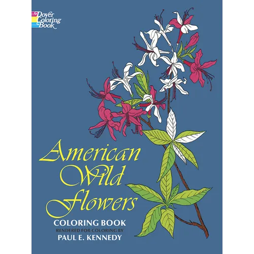 American Wild Flowers Coloring Book