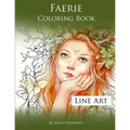 Faerie Coloring Book: Line Art