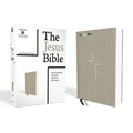 The Jesus Bible, NIV Edition, Cloth Over Board, Gray Linen, Comfort Print