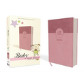 Niv, Baby Gift Bible, Holy Bible, Leathersoft, Pink, Red Letter, Comfort Print: Keepsake Edition