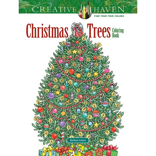 Creative Haven Christmas Trees Coloring Book