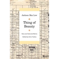 Thing of Beauty: New and Selected Works
