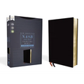 Nasb, Thinline Bible, Large Print, Bonded Leather, Black, Red Letter Edition, 1995 Text, Comfort Print