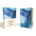 Niv, Artisan Collection Bible, Cloth Over Board, Blue, Art Gilded Edges, Red Letter Edition, Comfort Print