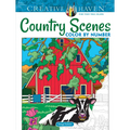 Creative Haven Country Scenes Color by Number Coloring Book