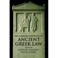 The Cambridge Companion to Ancient Greek Law