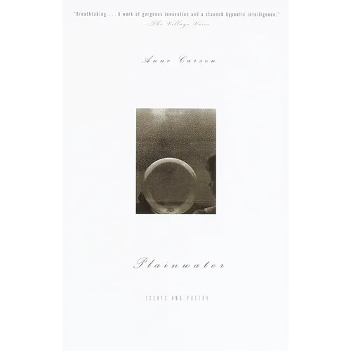 Plainwater: Essays and Poetry