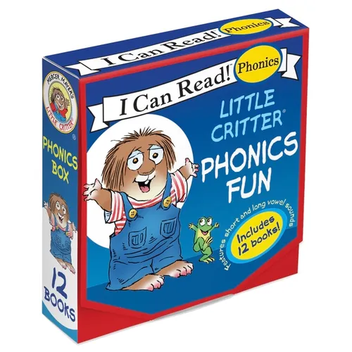 Little Critter 12-Book Phonics Fun!: A Box of 12 Mini-Books Featuring Short and Long Vowel Sounds