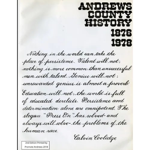Andrews County History