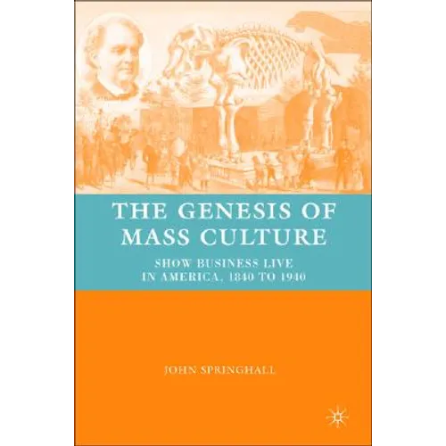 The Genesis of Mass Culture: Show Business Live in America, 1840 to 1940
