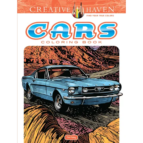 Creative Haven Cars Coloring Book
