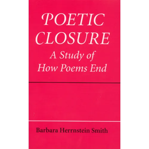 Poetic Closure: A Study of How Poems End